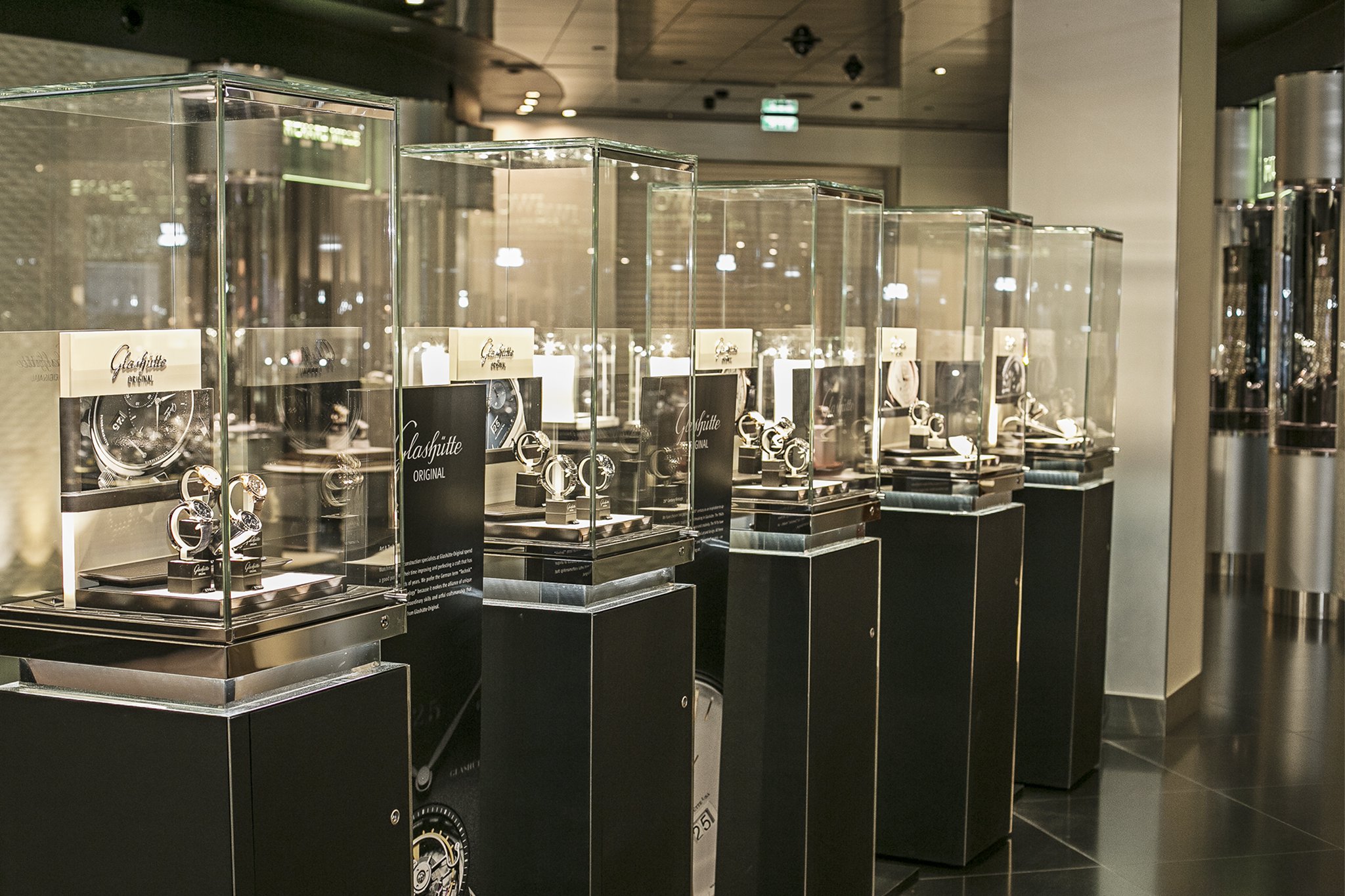 Harrods Glashütte Original exhibition 2015