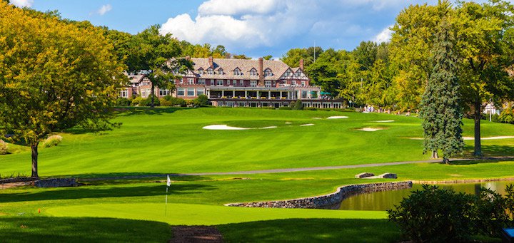 The historic Baltusrol course in Springfield NJ is home to this weekend's PGA Championship. 