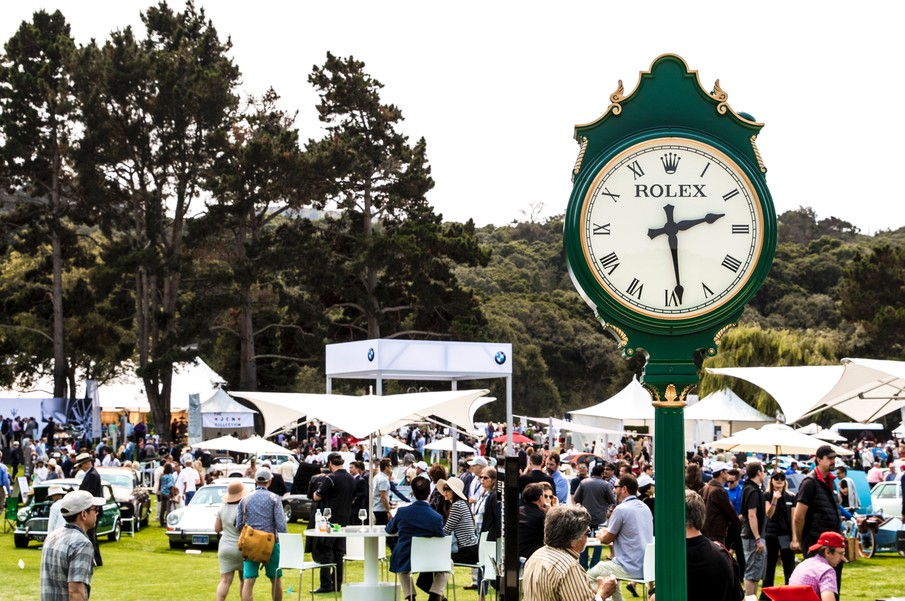Rolex clocks had a presence on the courses and fairways throughout the Week.