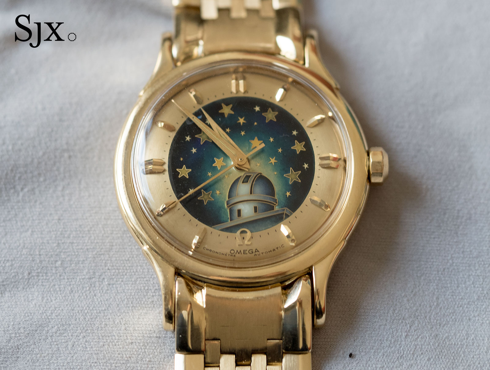 Omega Constellation De Luxe cloisonne enamel 1