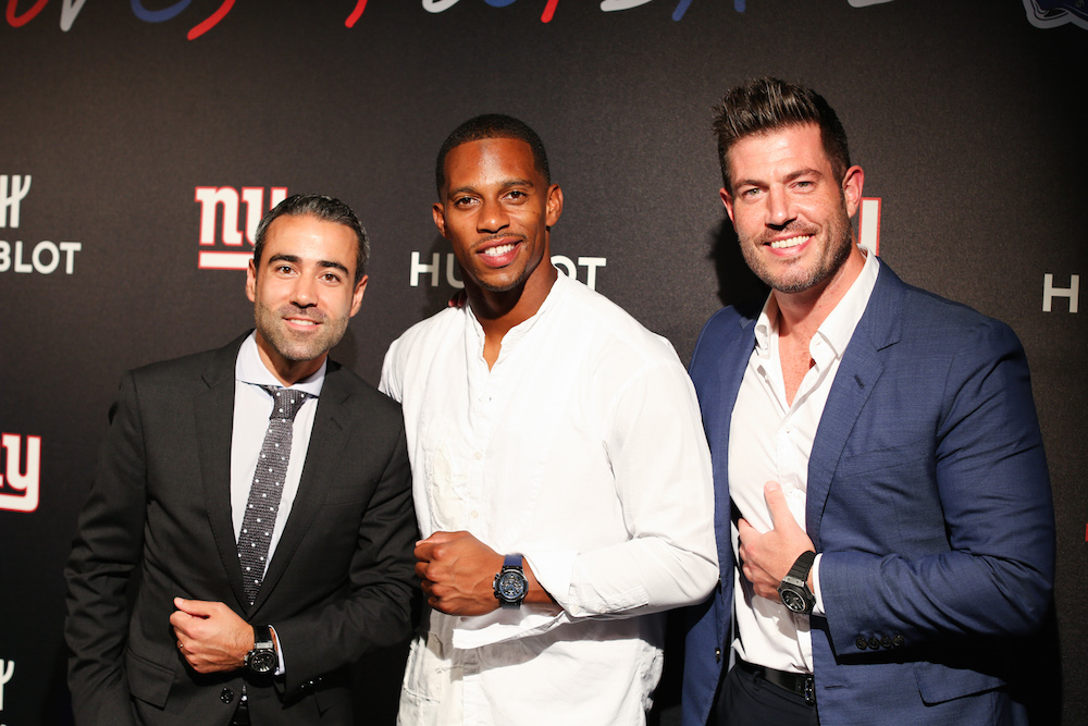 Jean-Francois Sberro, Victor Cruz, Jesse Palmer