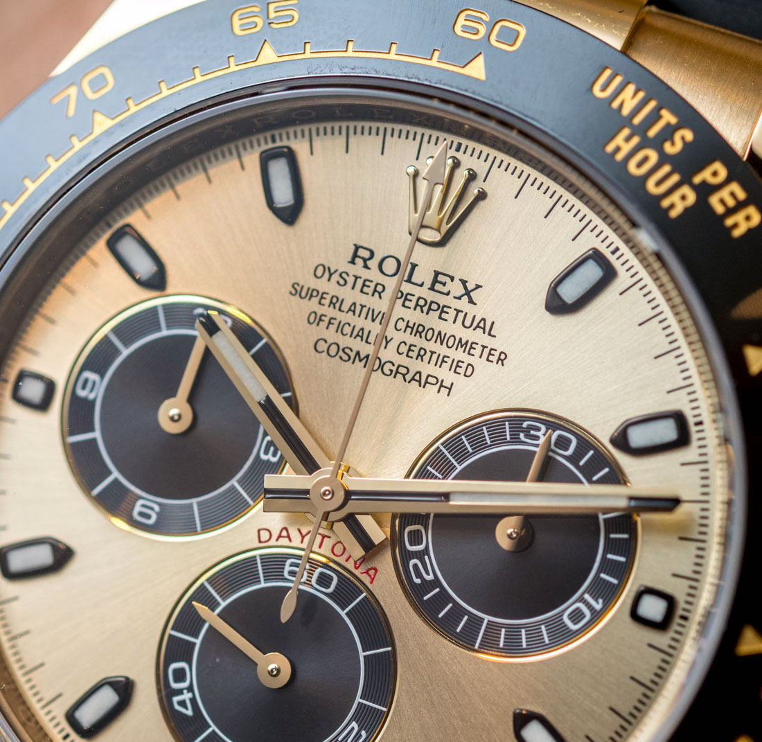 Rolex Cosmograph Daytona Watches In Gold With Oysterflex Rubber Strap & Ceramic Bezel Hands-On Hands-On 