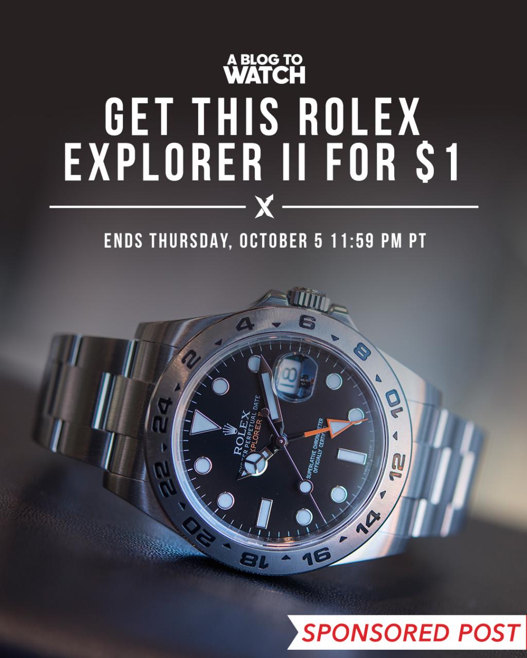 Rolex Explorer II 216570: Special Offer Available At StockX Sales & Auctions 