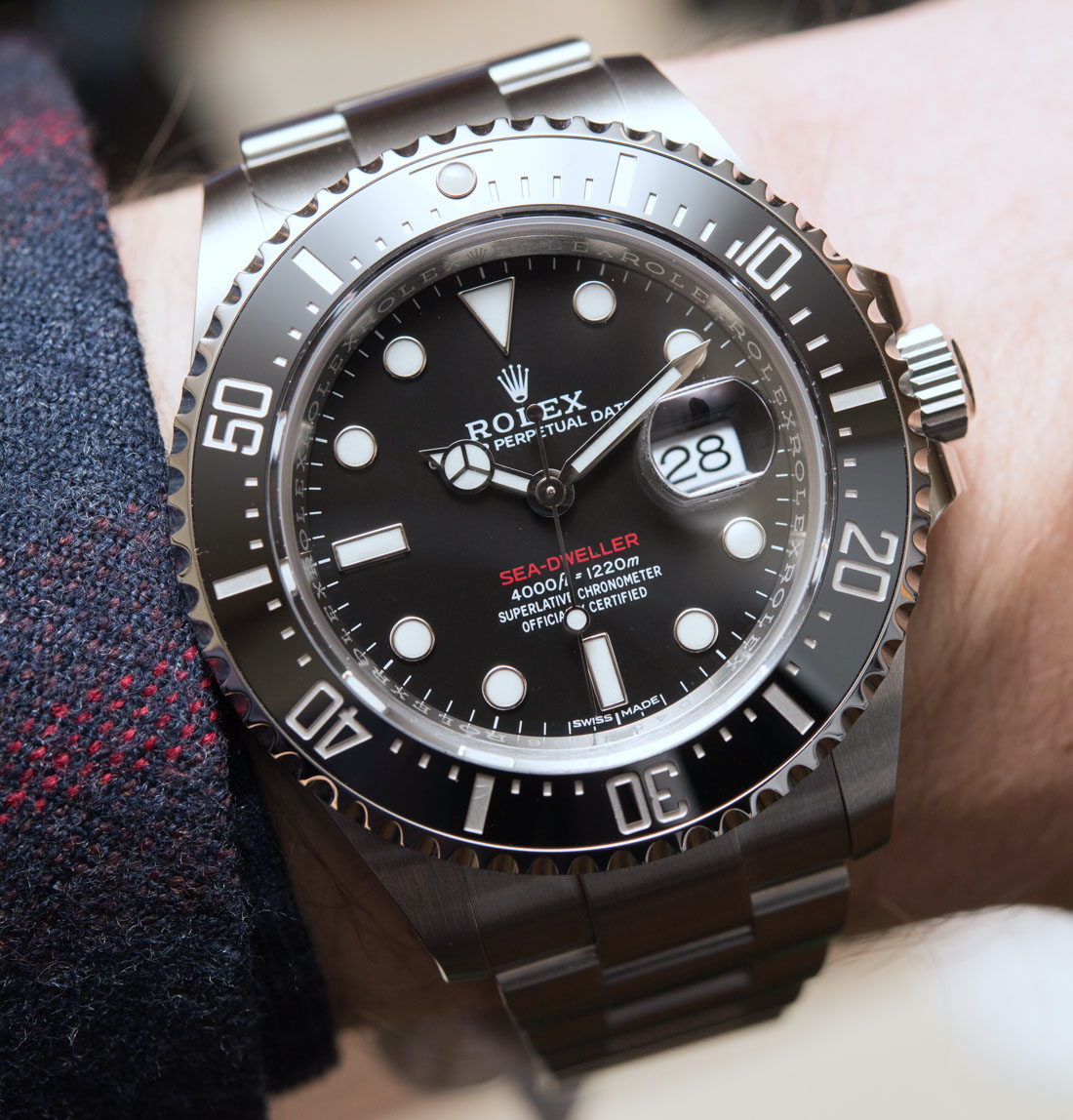 Rolex Sea-Dweller 126600 Watch Marks 50th Anniversary Of The Sea-Dweller Hands-On 