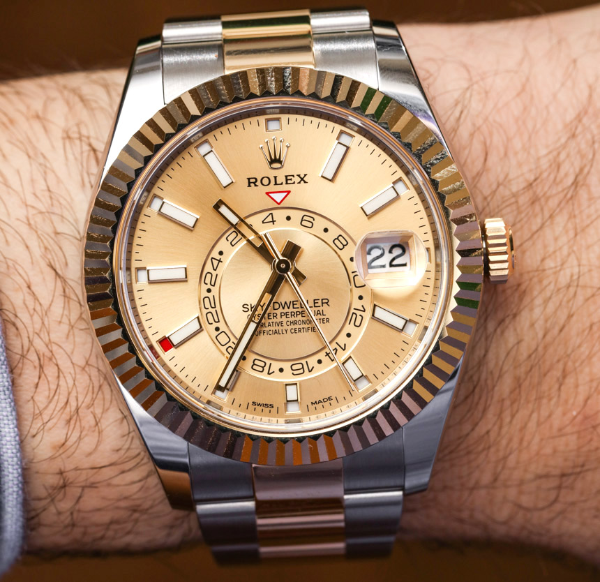 Rolex Sky-Dweller Watches In Two-Tone Steel & Gold Hands-On Hands-On 