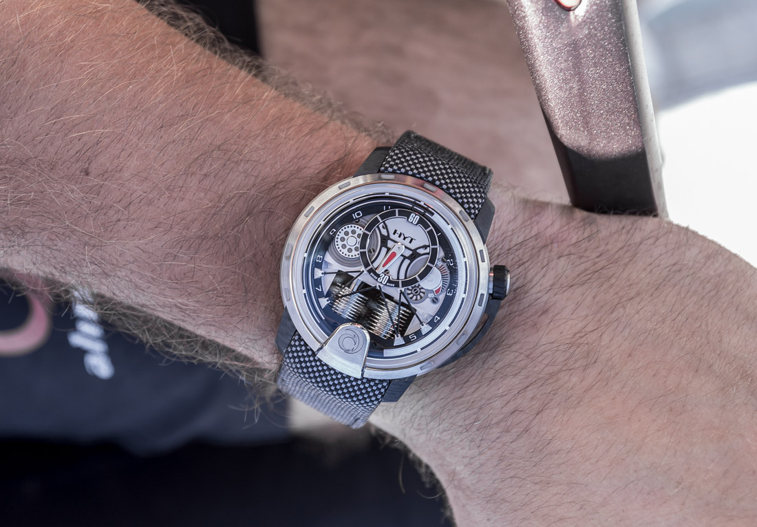 HYT H1 Alinghi Watch Hands-On At The Extreme Sailing Series Hands-On 