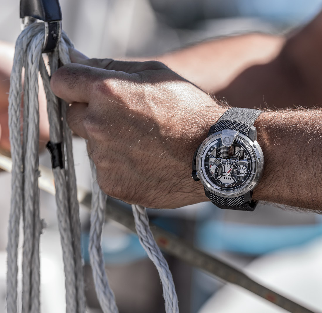 HYT H1 Alinghi Watch Hands-On At The Extreme Sailing Series Hands-On 