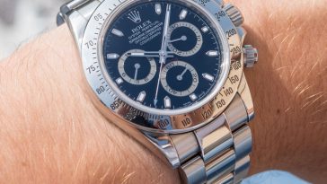 Rolex Daytona 116520 In Steel With Black Dial Watch Review Wrist Time Reviews